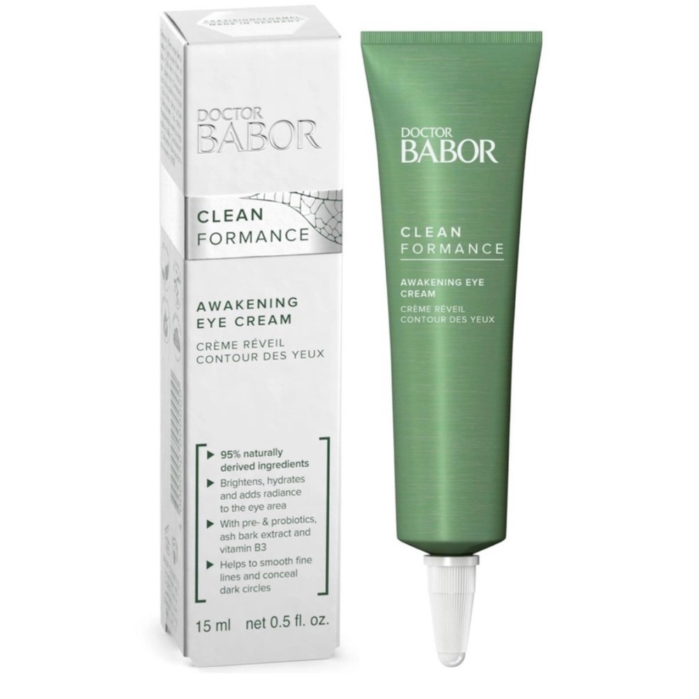 Babor Cleanformance Awakening Eye Cream - Green. New !
